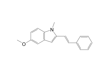 1H-Indole, 5-methoxy-1-methyl-2-(2-phenylethenyl)-, (E)-