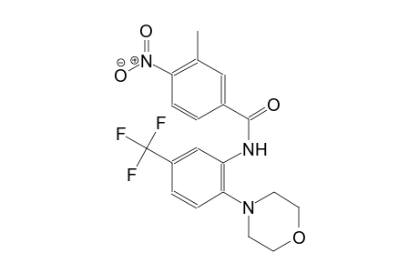 3-methyl-N-[2-(4-morpholinyl)-5-(trifluoromethyl)phenyl]-4-nitrobenzamide