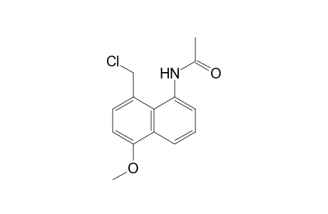 Acetamide, N-[8-(chloromethyl)-5-methoxy-1-naphthalenyl]-