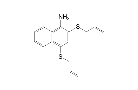 1-Amino-2,4-di(allylthio)naphthalene