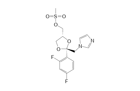 TRANS-{2-(2,4-DIFLUOROPHENYL)-2-[1H-IMIDAZOL-1-YL]-METHYL-1,3-DIOXOLANE-4-YL}-METHYL-METHANESULFONATE