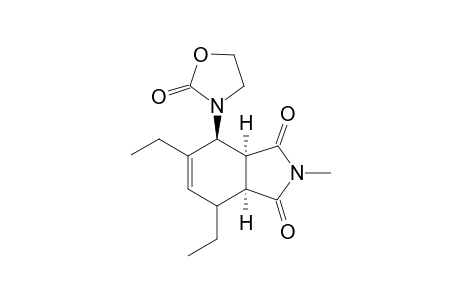 (3aS,4S,7aS)-5,7-diethyl-2-methyl-4-(2-oxooxazolidin-3-yl)-3a,4,7,7a-tetrahydro-1H-isoindole-1,3(2H)-dione