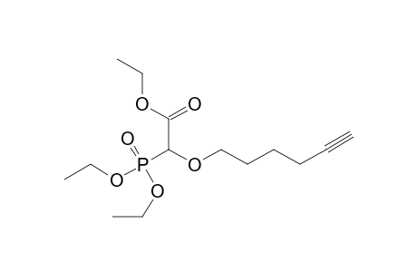 2-Diethoxyphosphoryl-2-hex-5-ynoxy-acetic acid ethyl ester