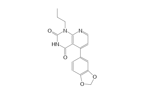 pyrido[2,3-d]pyrimidine-2,4(1H,3H)-dione, 5-(1,3-benzodioxol-5-yl)-1-propyl-