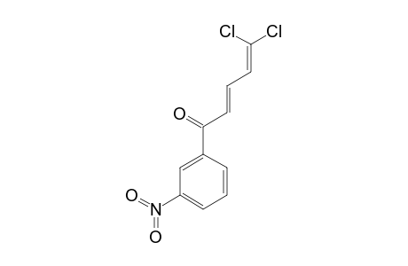 5-(META-NITROPHENYL)-1,1-DICHLORO-1,3-PENTADIEN-5-ONE