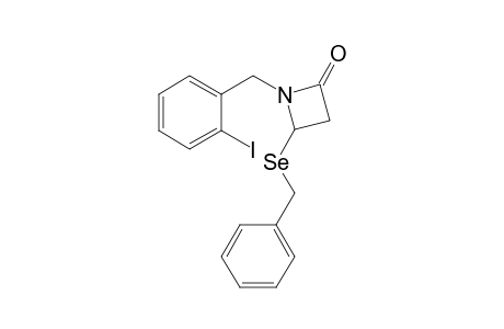 4-[(Phenylmethyl)seleno]-1-[(2'-iodophenyl)methyl]-2-azetidinone
