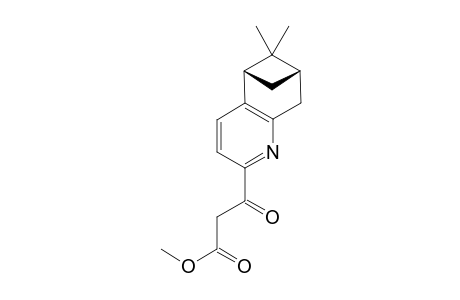 3-(1S,9S)-10,10-Dimethyl-6-azatricyclo[7.1.1.0(2,7)]undeca-2(7),3,5-trien-5-yl)-3-oxopropionic acid methyl ester