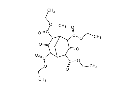 3,7-dioxo-1-methylbicyclo[3,3,1]nonane-2,4,6,8-tetracarboxylic acid, tetraethyl ester