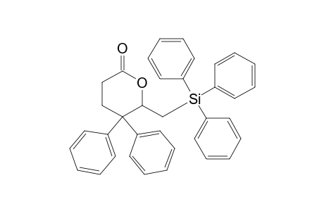 5,5-Diphenyl-6-(triphenylsilylmethyl)tetrahydropyran-2-one
