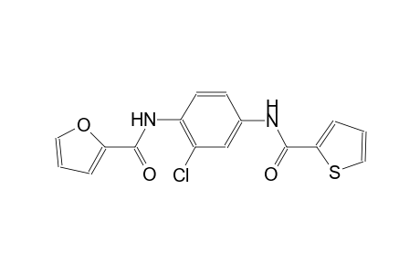 2-furancarboxamide, N-[2-chloro-4-[(2-thienylcarbonyl)amino]phenyl]-