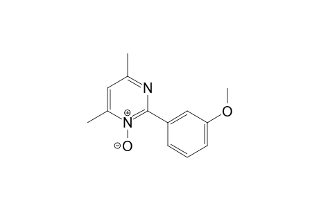 4,6-Dimethyl-2-(3-methoxyphenyl)pyrimidine 1-oxide
