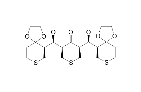 #22SS;(3R,5S)-REL-3-[(R)-(6S)-1,4-DIOXA-8-THIASPIRO-[4.5]-DEC-6-YLHYDROXYMETHYL]-5-[(S)-(6R)-1,4-DIOXA-8-THIASPIRO-[4.5]-DEC-6-YLHYDROXYMETHYL]-TETRAHYDRO-4H-T