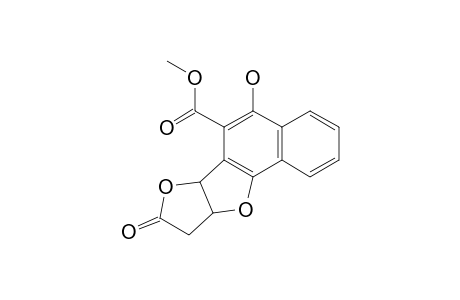 Methyl cis-5-Hydroxy-8-oxo-6b,8,9,9a-tetrahydrofuro[3,2-b]naphtho[2,1-d]furan-6-carboxylate
