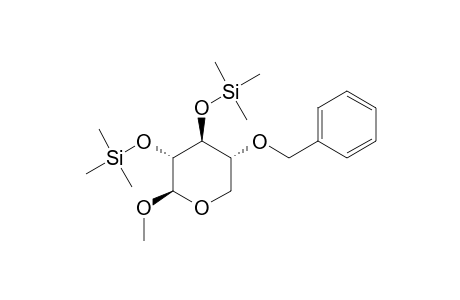 Methyl-4-O-benzyl-2,3-bis-O-trimethylsilyl.beta.-D-xylopyranosid