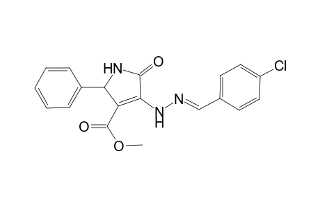 Methyl 4-[(2E)-2-(4-Chlorobenzylidene)hydrazinyl]-2,5-dihydro-5-oxo-2-phenyl-1H-pyrrole-3-carboxylate