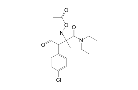 2-[(Acetyloxy)-amino]-N,N-diethyl-2-methyl-4-oxo-3-(4-chlorophenyl)-pentanamide