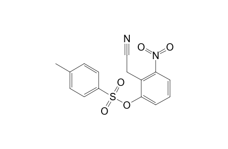 2-Cyanomethyl-3-nitrophenyl toluene-4-sulfonate