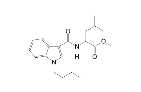 Ethyl 2-([(1-butyl-1H-indol-3-yl)carbonyl]amino)-4-methyl pentanoate