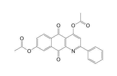 4,8-DIACETOXY-2-PHENYLBENZO-[G]-QUINOLINE-5,10-DIONE