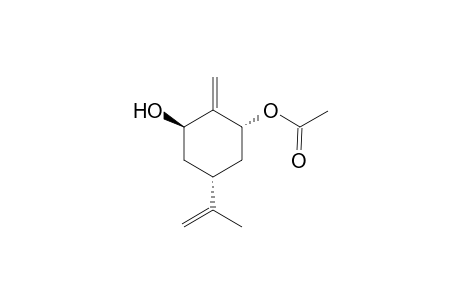 (1R,3R,5R)-2-methylene-5-(prop-1-en-2-yl)-1-hydroxy-3-(methylcarbonyloxy)cyclohexane