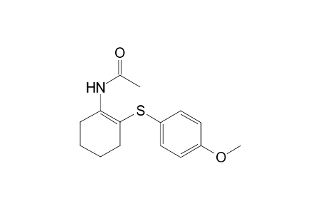 N-(2-((4-methoxyphenyl)thio)cyclohex-1-en-1-yl)acetamide