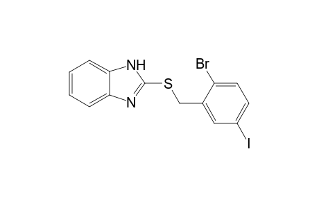 2-(2'-Bromo-5'-iodobenzylsufanyl)-1H-benzimidazole