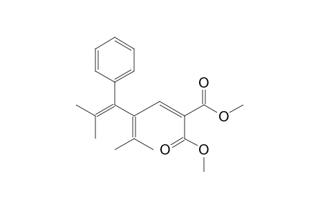 3-Isopropylidene-1,1-bismethoxycarbonyl-5-methyl-4-phenyl-1,4-hexadiene