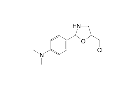 4-[5-(Chloromethyl)-1,3-oxazolidin-2-yl]-N,N-dimethylaniline