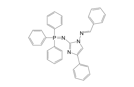 2-BENZYLIDENEAMINO-4-PHENYL-2-TRIPHENYLPHOSPHORANYLIDENEAMINO-1H-IMIDAZOLE