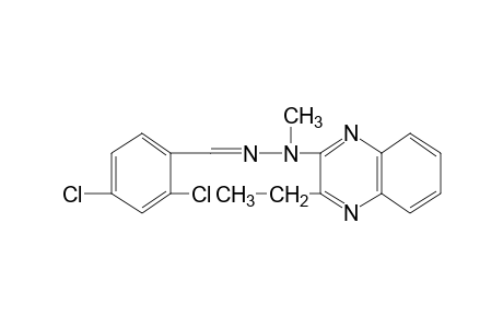 2,4-dichlorobenzaldehyde, (3-ethyl-2-quinoxalinyl)methylhydrazone