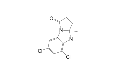 5,7-DICHLORO-3A-METHYL-2,3,3A,4-TETRAHYDRO-1H-PYRROLO-[1,2-A]-BENZIMIDAZOL-1-ONE