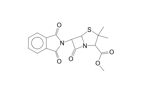 6-Phthalimido-2,2-dimethyl-penamic 3-acid, methyl ester