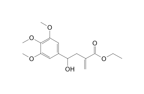 Ethyl 4-hydroxy-2-methylidene-4-(3',4',5'-trimethoxyphenyl)butanoate