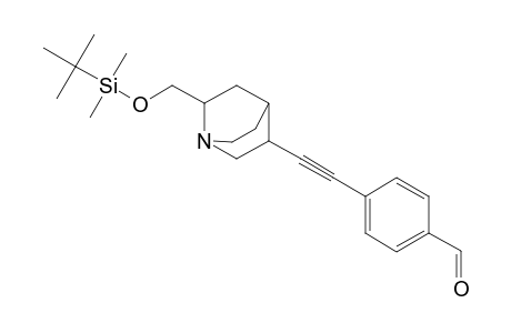 2-tert-Butyldimethylsiloxymethyl-5-(4-formylphenylethynyl)-1-azabicyclo[2.2.2]octane