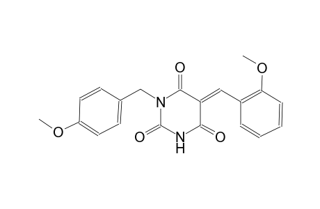 (5E)-1-(4-methoxybenzyl)-5-(2-methoxybenzylidene)-2,4,6(1H,3H,5H)-pyrimidinetrione