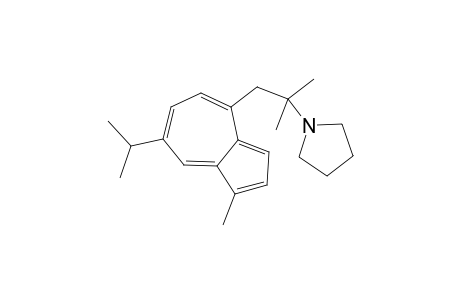 1-Methyl-7-isopropyl-4-(2-methyl-2-(1-pyrrolidinyl))propyl)azulene