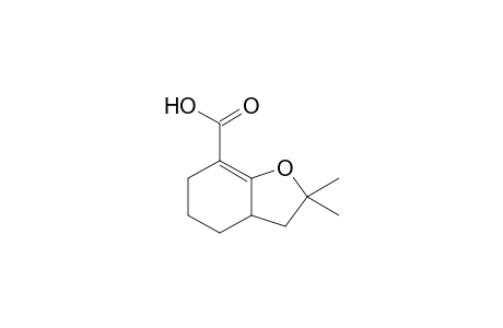 2,2-Dimethyl-3a,4,5,6-tetrahydro-3H-1-benzofuran-7-carboxylic acid