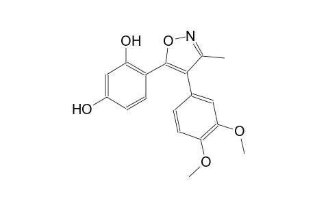 1,3-benzenediol, 4-[4-(3,4-dimethoxyphenyl)-3-methyl-5-isoxazolyl]-