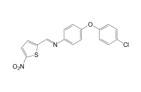 2-{N-[p-(p-chlorophenoxy)phenyl]formimidoyl}-5-nitrothiophene