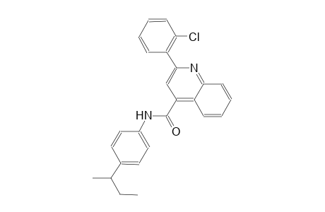 N-(4-sec-butylphenyl)-2-(2-chlorophenyl)-4-quinolinecarboxamide