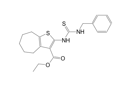 ethyl 2-{[(benzylamino)carbothioyl]amino}-5,6,7,8-tetrahydro-4H-cyclohepta[b]thiophene-3-carboxylate