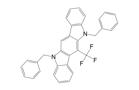 5,11-DIHYDRO-5,11-DIBENZYL-6-TRIFLUOROMETHYLINDOLO-[3,2-B]-CARBAZOLE