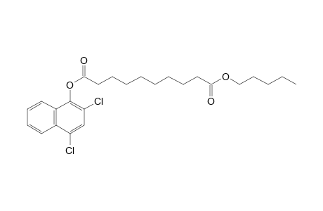 Sebacic acid, 2,4-dichloronaphth-1-yl pentyl ester