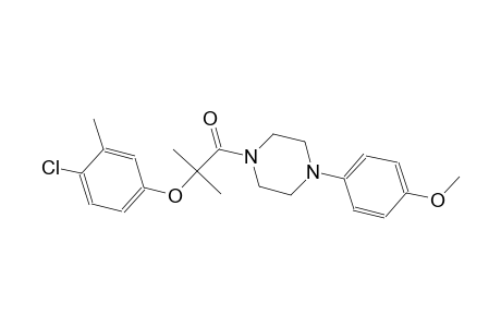 1-[2-(4-chloro-3-methylphenoxy)-2-methylpropanoyl]-4-(4-methoxyphenyl)piperazine