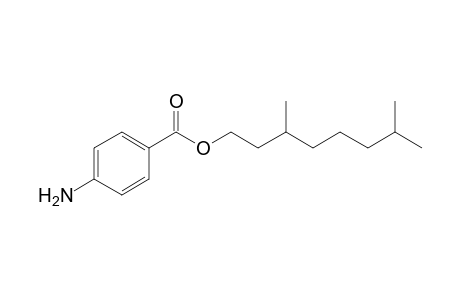 1-Octanol, 3,7-dimethyl-, 4-aminobenzoate