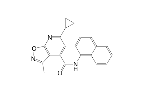 isoxazolo[5,4-b]pyridine-4-carboxamide, 6-cyclopropyl-3-methyl-N-(1-naphthalenyl)-
