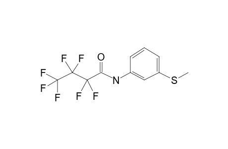 2,2,3,3,4,4,4-Heptafluoro-N-(3-(methylthio)phenyl)butanamide