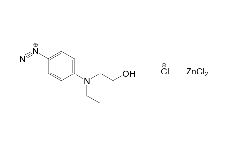 p-[ethyl (2 -hydroxyethyl)amino]benzenediazonium chloride, compound with zinc chloride