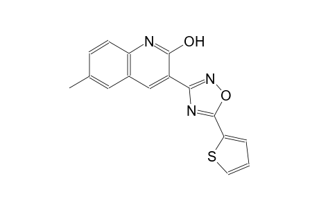 6-methyl-3-[5-(2-thienyl)-1,2,4-oxadiazol-3-yl]-2-quinolinol
