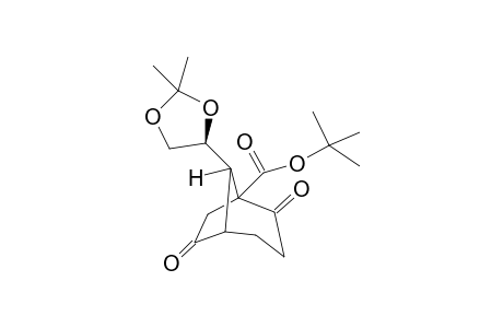 t-Butyl 8-(2',2'-dimethyl-1',3'-dioxolan-4'-yl)-2,66-dioxobicyclo[3.2.1]octane-1-carboxylate